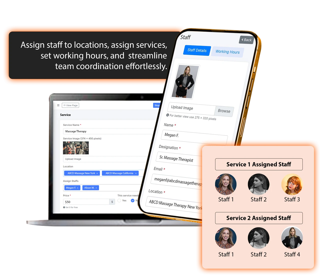 Massage therapy software - staff management