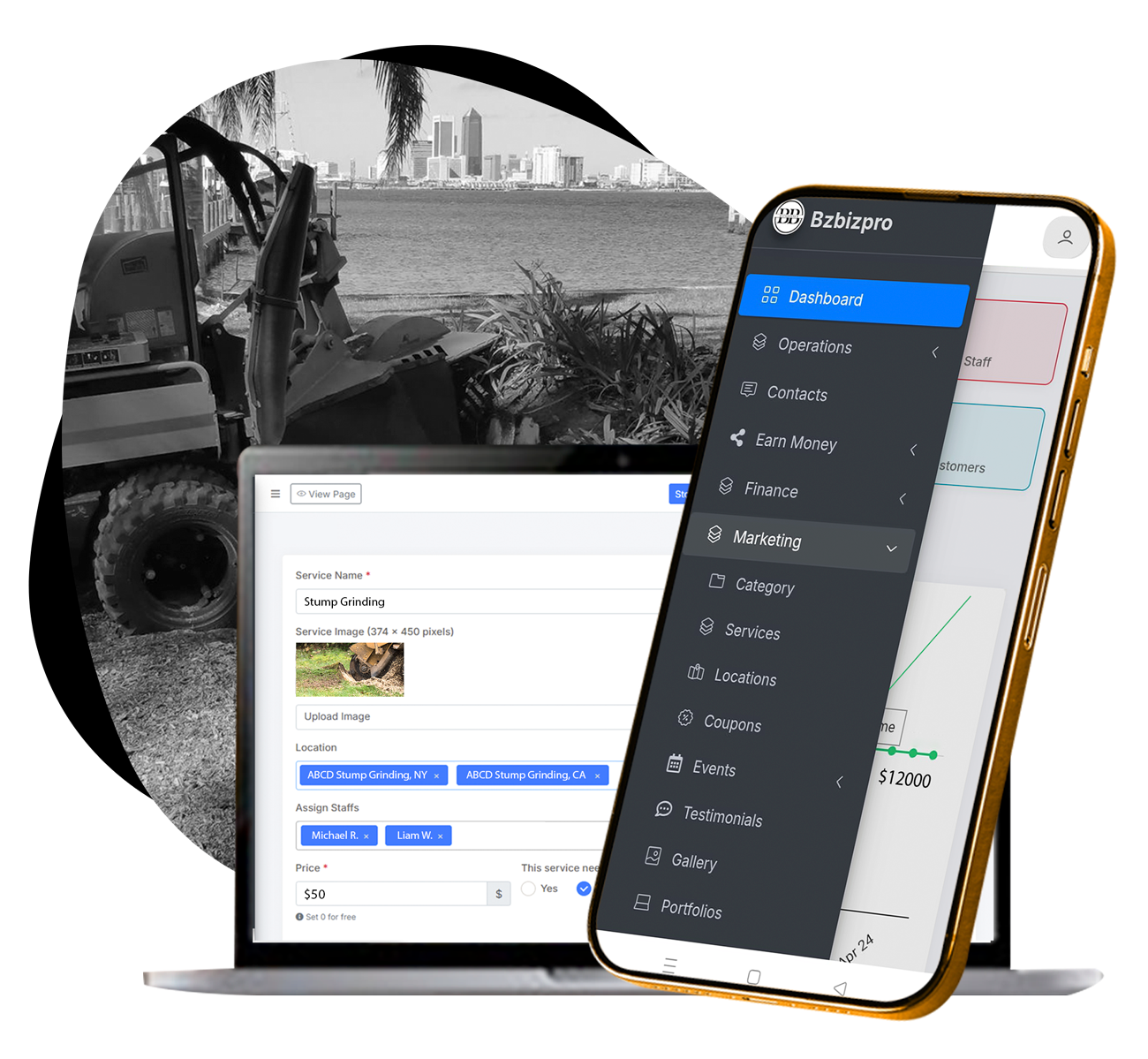 Stump Grinding Software